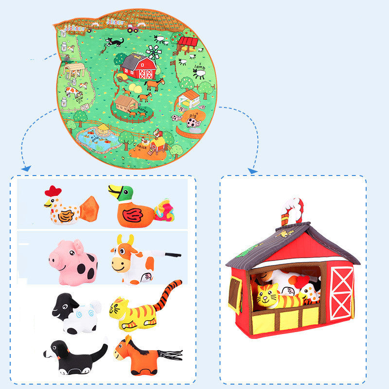 Baby Baby Play Blanket Early Education Anaimal Toys